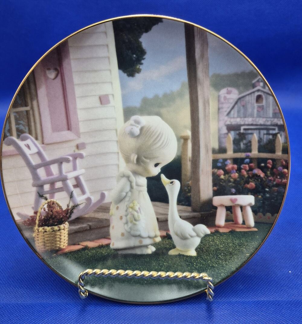 Precious Moments Sam Butcher Make a Joyful Noise Collector Plate COA Hamilton